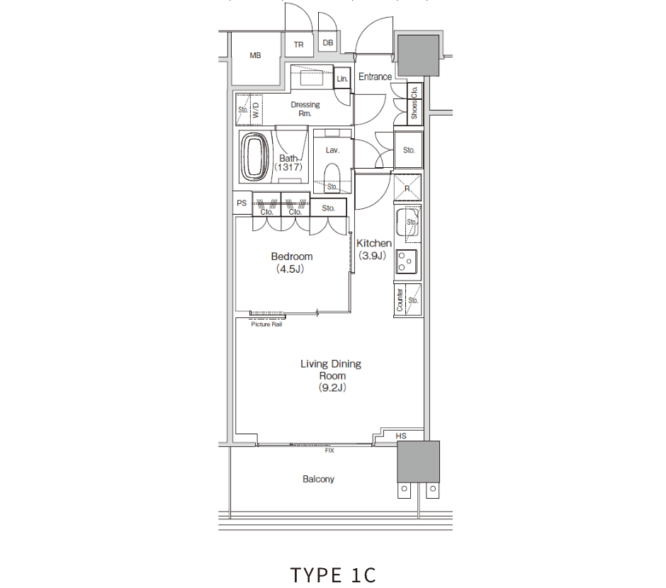 TYPE 1C